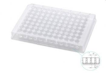 ПЛАНШЕТ ИФА 96-ЛУНОЧНЫЙ, ПЛОСКОДОННЫЙ