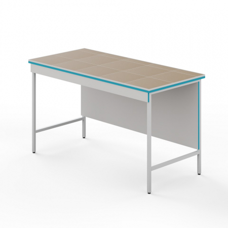 ОТКРЫТЫЙ СТОЛ ДЛЯ РАБОТЫ СТОЯ СО СТОЛЕШНИЦЕЙ ИЗ КЕРАМОГРАНИТНОЙ ПЛИТКИ СЛВ НВК 1500 КГ