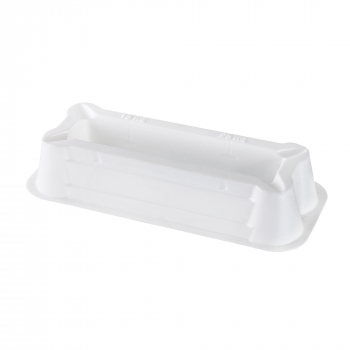 ВАННОЧКА ДЛЯ РЕАГЕНТОВ (ДЛЯ МНОГОКАНАЛЬНЫХ ПИПЕТОК-ДОЗАТОРОВ) ВМЕСТИМОСТЬЮ 25 МЛ, БЕЛАЯ, ПС