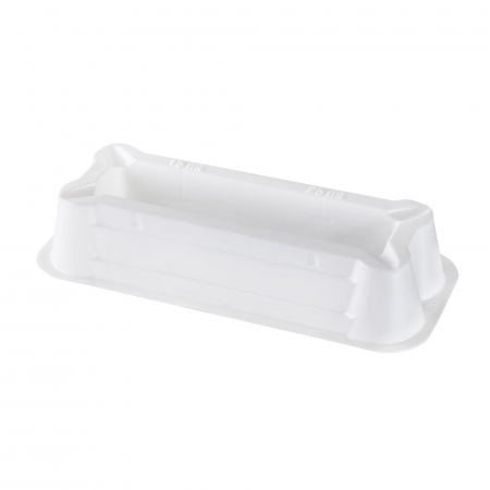 ВАННОЧКА ДЛЯ РЕАГЕНТОВ (ДЛЯ МНОГОКАНАЛЬНЫХ ПИПЕТОК-ДОЗАТОРОВ) ВМЕСТИМОСТЬЮ 25 МЛ, БЕЛАЯ, ПС (СТЕРИЛЬНАЯ)