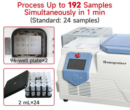 ГОМОГЕНИЗАТОР УДАРНЫЙ (ШАРИКИ), С ОХЛАЖДЕНИЕМ, -50°C, С МОРОЗИЛЬНЫМ СТОЛОМ