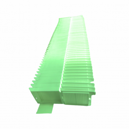 БИОПСИЙНЫЕ КАССЕТЫ СОЕДИНЕННЫЕ КЛЕЙКОЙ ЛЕНТОЙ, ЗЕЛЕНЫЕ (400 ШТ. УП)